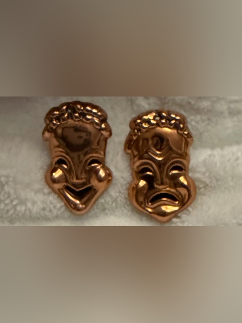 Renoir Theatrical Mask Cufflinks Set